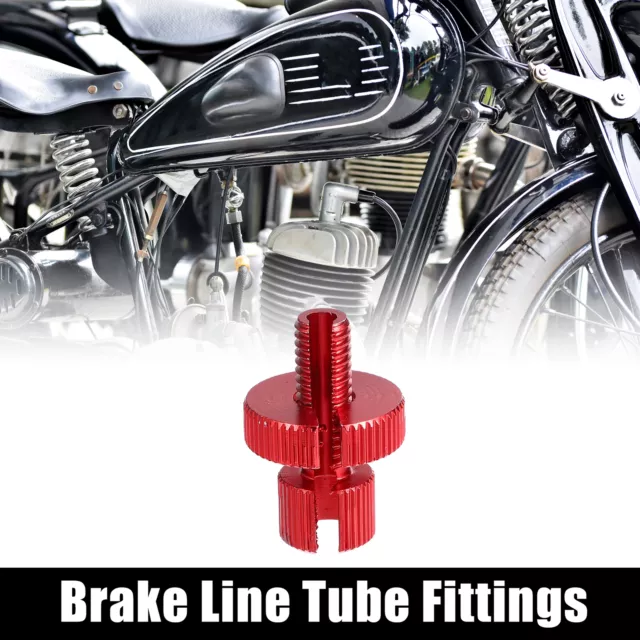 1 Pcs M8 Brake Clutch Cable Line Adjuster Screw for Scooter Red