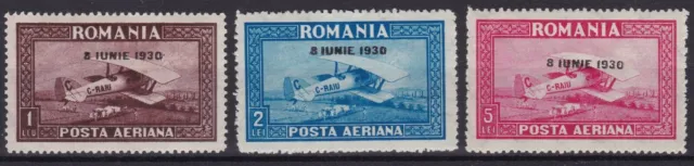 ROMANIA 1930 Mi 372 / 374 Y Postfrisch