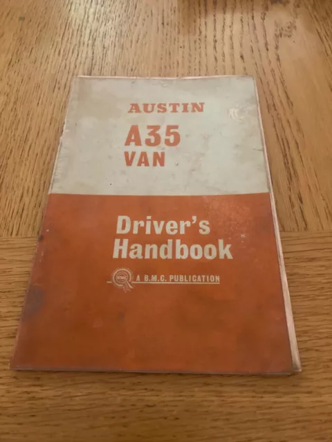 Austin A35 van drivers handbook