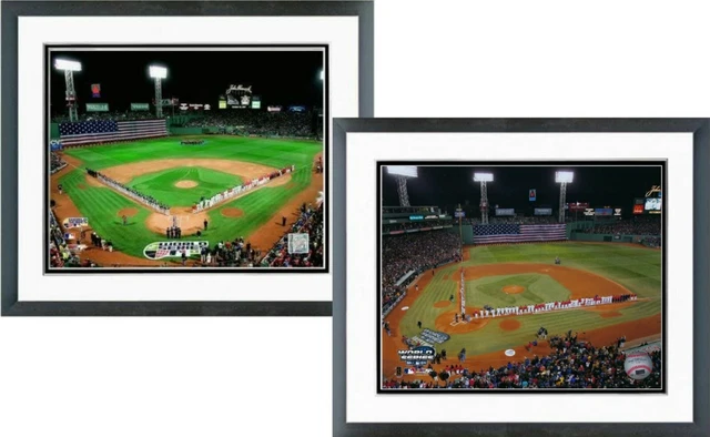 Boston Red Sox Fenway Park 2004 & 2007 World Series Framed Photo Set (2-Pack)