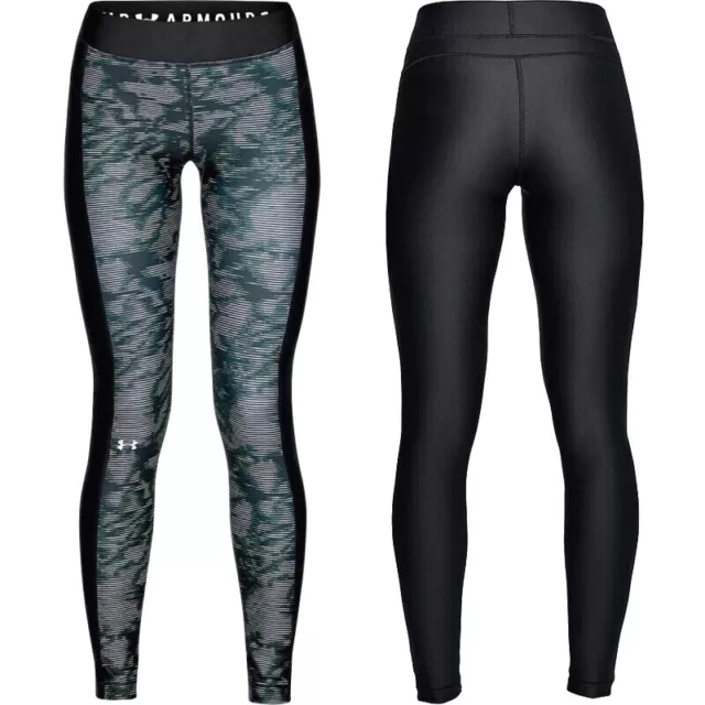 Under Armour Damen Sport Legging Long Tight Hose Fitness Laufhose Gym schwarz XS