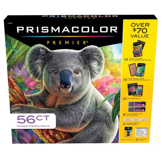 Prismacolor Mixed Media Set - Art Stix Verithin Watercolor Pencils - 79PC  Sealed