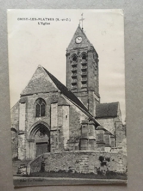 CPA GRISY LES PLATRES (95) L'EGLISE SAINT CAPRAIS 13è siècle