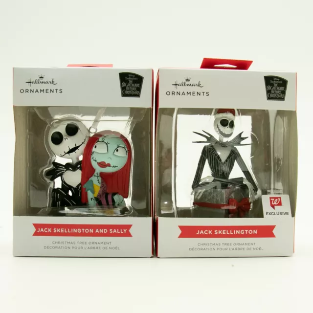 NIGHTMARE BEFORE CHRISTMAS Jack and Sally Skellington Gift Hallmark