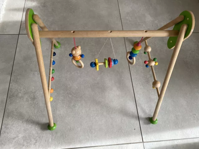 Spieltrapez aus Holz höhenverstellbar von Hess