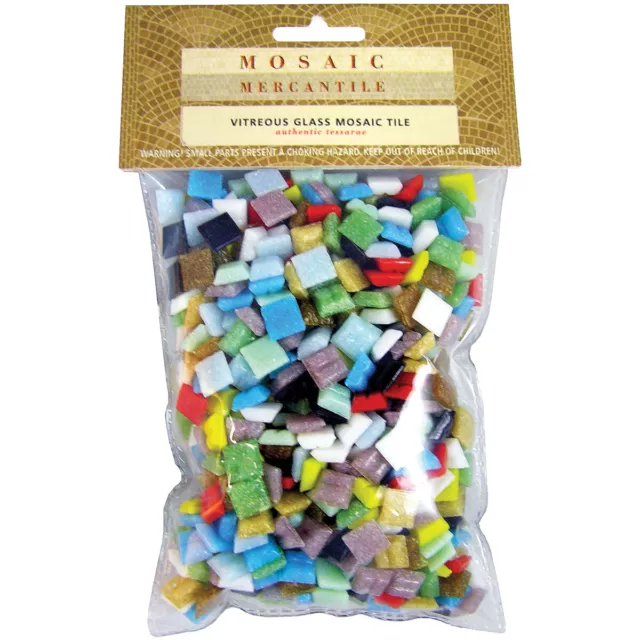Diamond Tech Crafts-Mosaico de vidrio vítreo 1lb-Surtido