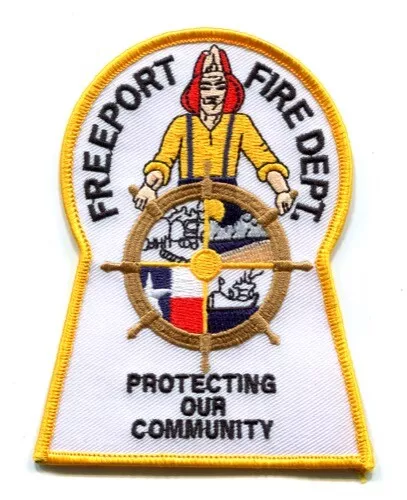 Freeport Fire Department Patch Texas TX