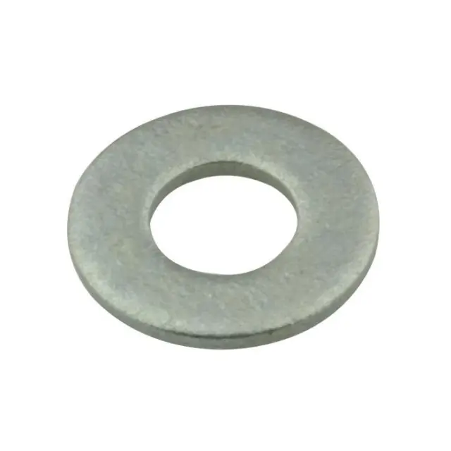 Qty 50 Flat Heavy Washer M6 (6mm) x 16mm x 1.4mm Galvanised HDG Galv Round