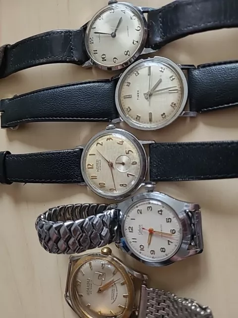 mens vintage watches spares or repairs