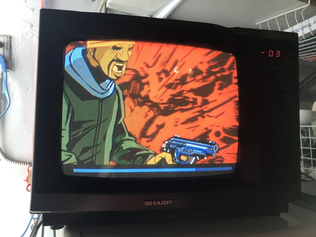 Sharp Linytron 13" CRT 13RM59 TV Woodgrain Retro with REMOTE vintage 1989 Sharp Linytron 13" CRT 13RM59 TV Woodgrain Retro with REMOTE vintage 1989