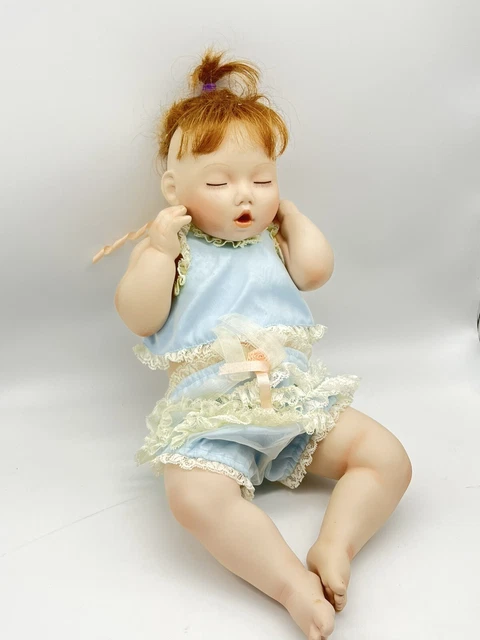 THE ASHTON DRAKE GALLERIES - GOOD AS GOLD PORCELAIN DOLL TC 4871 Signed 3