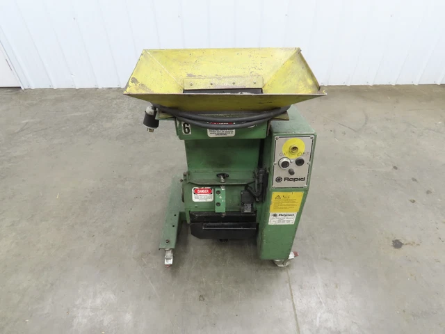 Rapid 611SR Plastic Granulator Grinder 3.7kva 5HP 230/460V 6x10" Opening