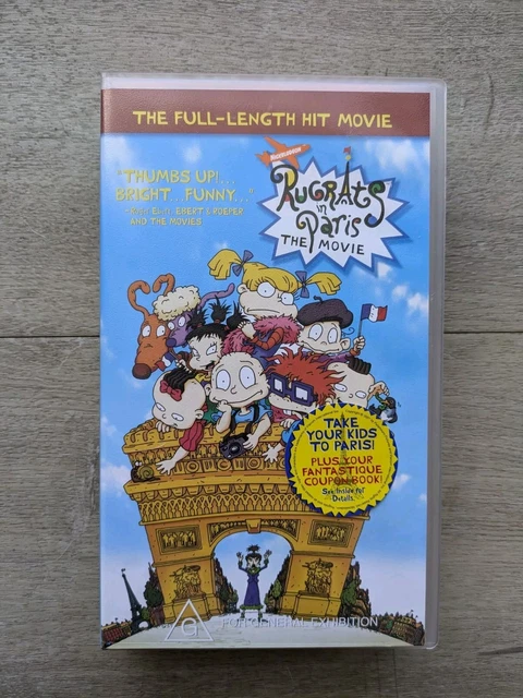 Rugrats In Paris The Movie 2001 Vhs RUGRATS IN PARIS: The Movie Nickelodeon VHS Tape 2001 $4.99 - PicClick AU