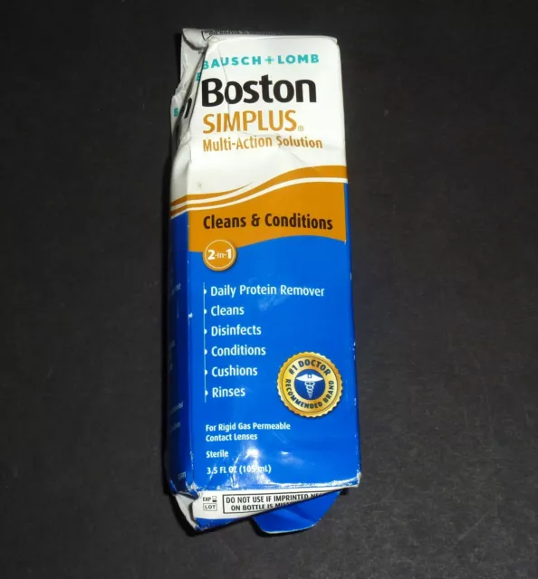 Bausch & Lomb Boston Simplus Multi-Action Solution 3.5 Oz ea EXP. 08/2025