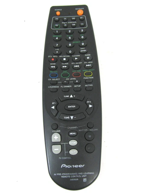 PIONEER XXD3028 REMOTE CONTROL for VSX-D810S VSX-D710S HTP-710