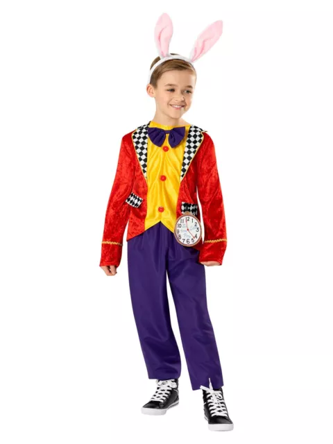 Bizzarra Wonderland Coniglio Bianco Costume - Bambini Divertimento Completo