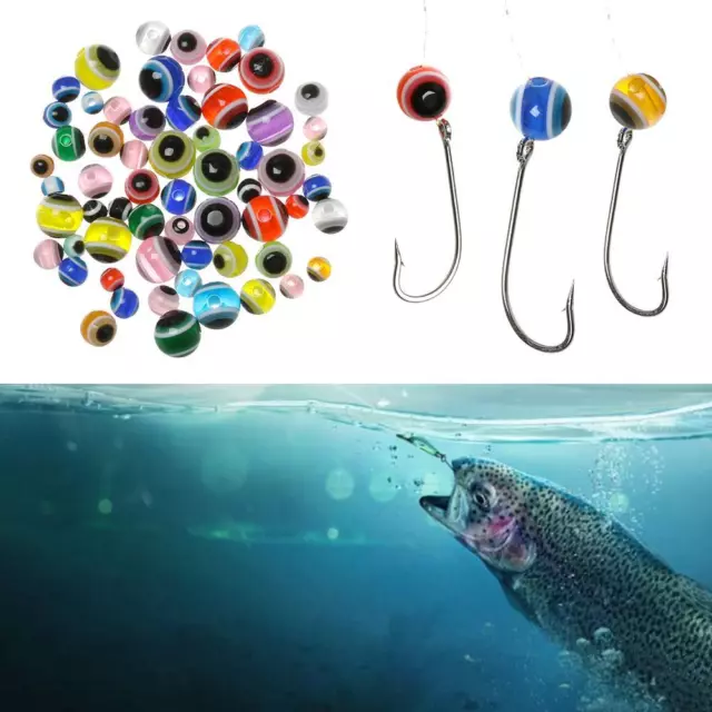 High Quality Fish Eye Fishing Lure Tackle Fly Fishing Beads Carolina Rigs Taxes