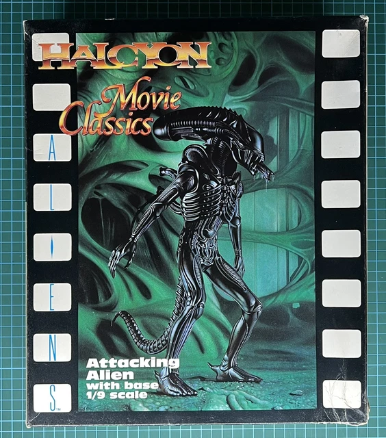 ALIENS : ATTACKING Alien 1/9 Scale Model Kit Halcyon Movie Classics ...