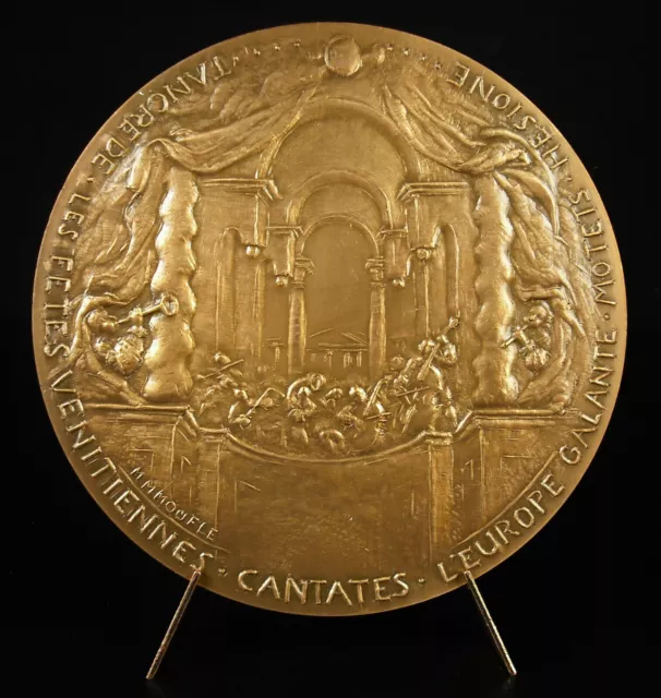 Medaille André Campra D' Ap Edelinck Bouys Komponist Kathedrale Notre Dame 81mm