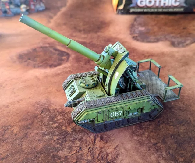 Warhammer 40k Basilisk artillery painted Imperial Guard Games Workshop Warhammer 40k Basilisk artillery painted Imperial Guard Games Workshop