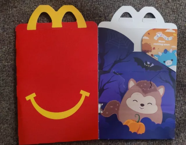 McDonalds Happy Meal Empty Box Squishmallows Halloween 2023