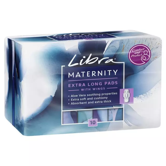 Libra Maternity Extra Long Pads with Wings