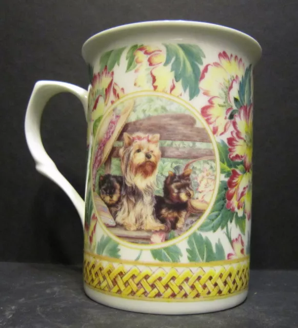 Yorkshire Terrier Dog By Mellor Fine Bone China Mug Cup Beaker 2