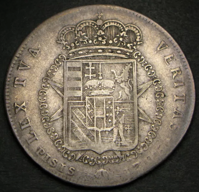 TUSCANY (Italy) 1 Francescone 1795 - Silver 0.917 - Ferdinand III. - VF- - 1074*