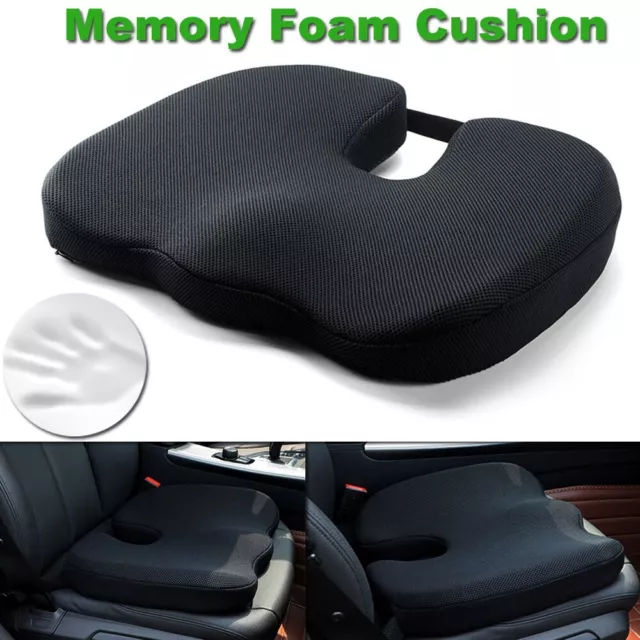 Memory Foam Car Cushion For Driving Seat Driver Booster Office Chair Pad Pillow
