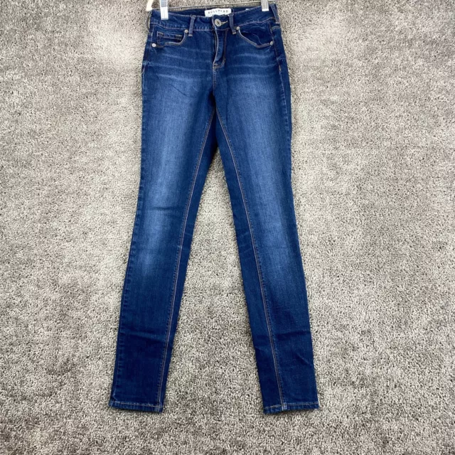 BULLHEAD Denim Co. High Rise Skinniest Jeans Women's 1 Blue Dark Wash 5-Pocket