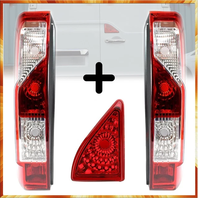 FITTG Troisième Feu Stop Arrière Rouge Pour Opel Movano 2010-2019 - Pièce Auto De Rechange