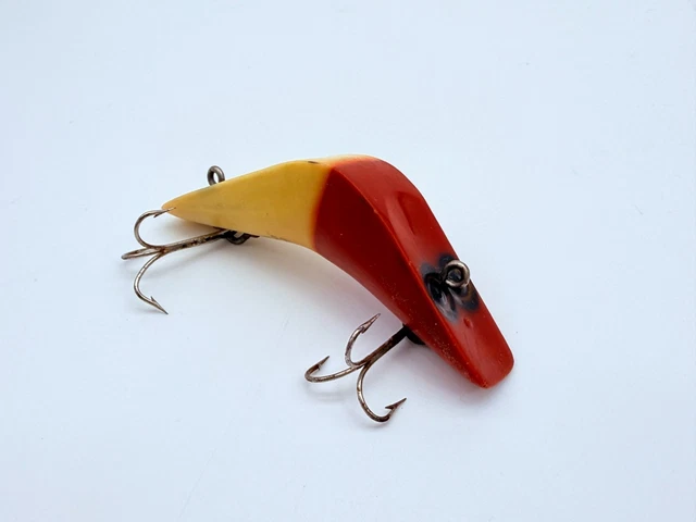 Vintage Leurre De Pêche Millsite – Appât Double 2 Voies, Plastique, Eau Douce