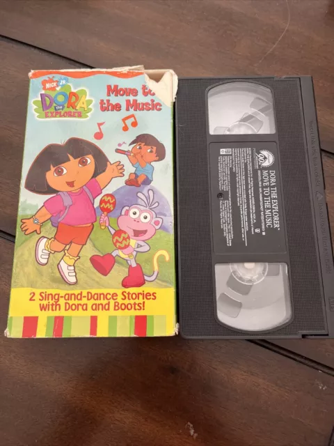 DORA THE EXPLORER - Move To The Music (VHS, 2002) Nickelodeon Jr ...