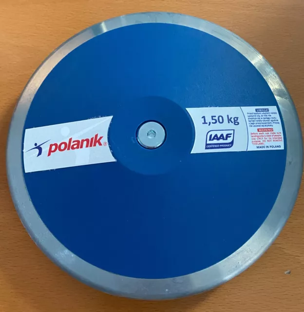 Polanik Diskus Competition Steel Alloy -  1,5 kg - IAAF certified - gebraucht