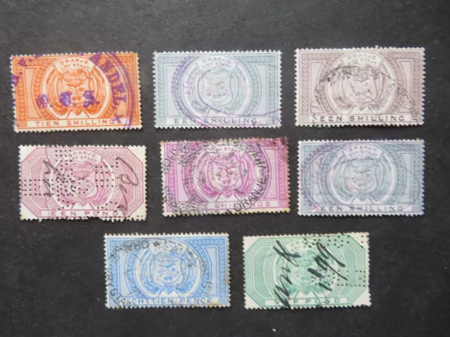 Collection of Orange Free State Fiscal Stamps