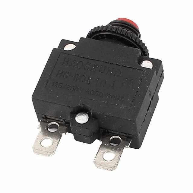 AC 125V/250V 10A compresseur Air Protecteur surcharge thermique disjoncteur