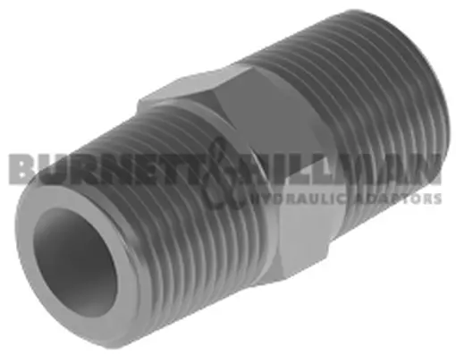 Burnett & Hillman Hydraulic BSPT 2-1/2" Male x NPTF 2" male Adaptor 10026