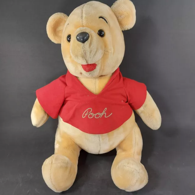 Vintage Walt Disney World Store Winnie the Pooh Bear Plush 18" Rare Stuffy