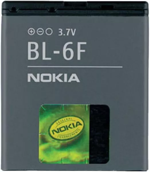 Original Nokia Akku BL-6F Li-Ion 1400mAh - für N78, N79, N95 8GB, Tiptel Ergopho