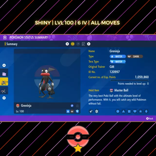 6IV 🌟SHINY🌟 KINGAMBIT POKEMON SCARLET & VIOLET SHINY/NONSHINY