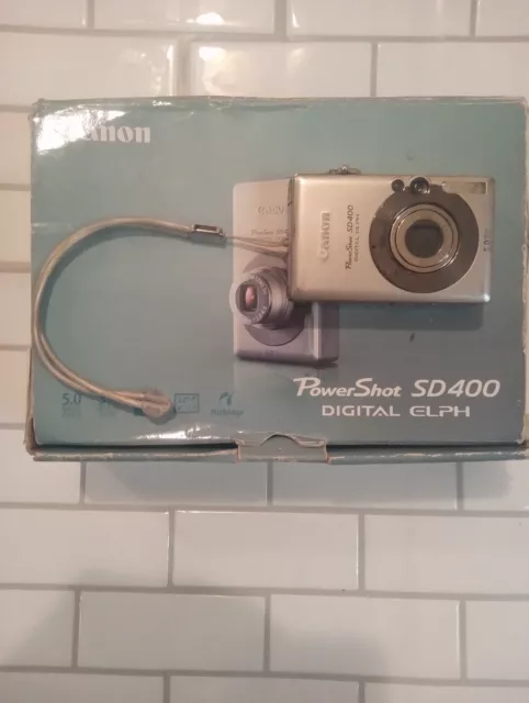 Canon Powershot Sd400 Digital Elph Camera