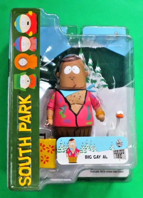 Mezco South Park Series 1 Big Gay Al Vinyl Action Figure Rare Mouth open  print