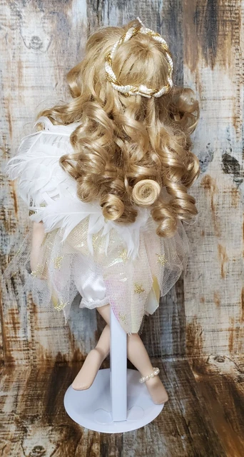 Kissing Fairy Doll Angelica 12200 Heritage Signature Collection Porcelain Angel 7