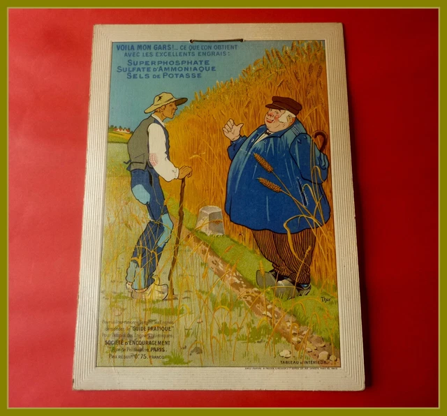 Panneau Publicitaire Vintage Original Purina - Carton Motivant 14x11 - USA