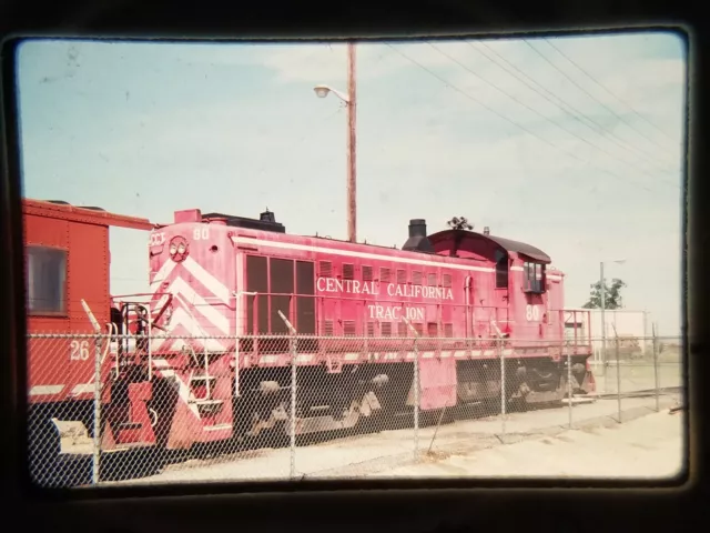 ZJ14 TRAIN SLIDE Railroad Short Line Central California Traction 80 Sacramento