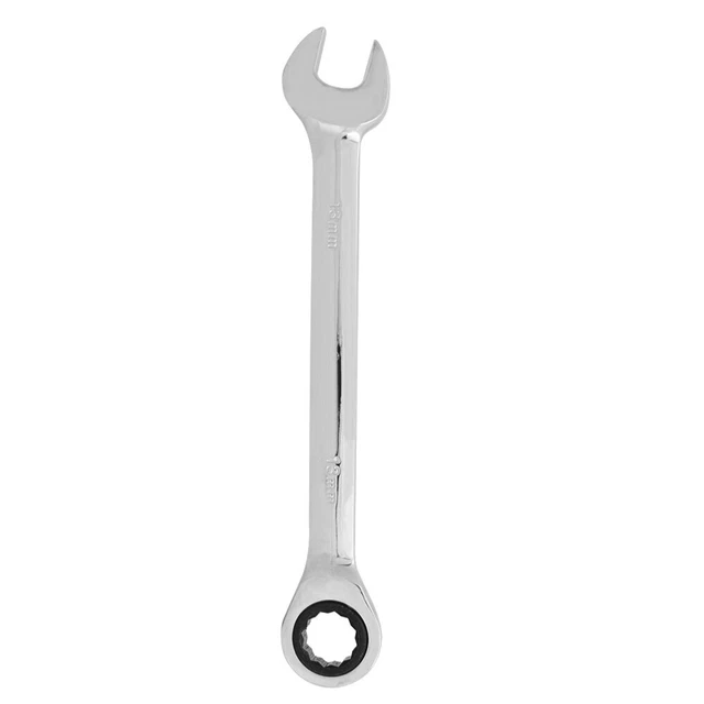 Chiave combinata 13 mm doppia testa cricchetto (argento)