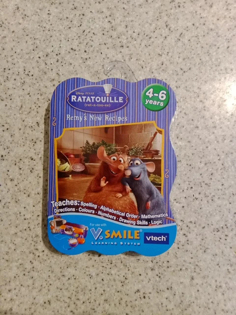 DISNEY PIXAR RATATOUILLE VTech - V.Smile Game Cartridge Rare Still ...
