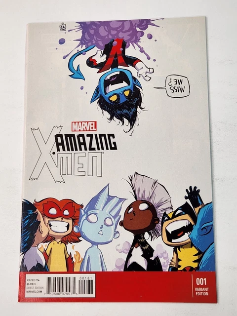Amazing X-Men 1 Marvel Babies Skottie Young Variant 2013 est VF/NM or Better