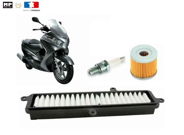 Kit D’entretien Pour Yamaha X-Max 125 (2011-2013) – Filtre à Air, Filtre à Huile, Bougie NGK