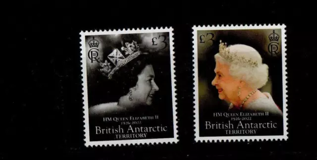 British Antarctic Territory 2023, Queen Elizabeth 2Nd Memorial Set  Mnh